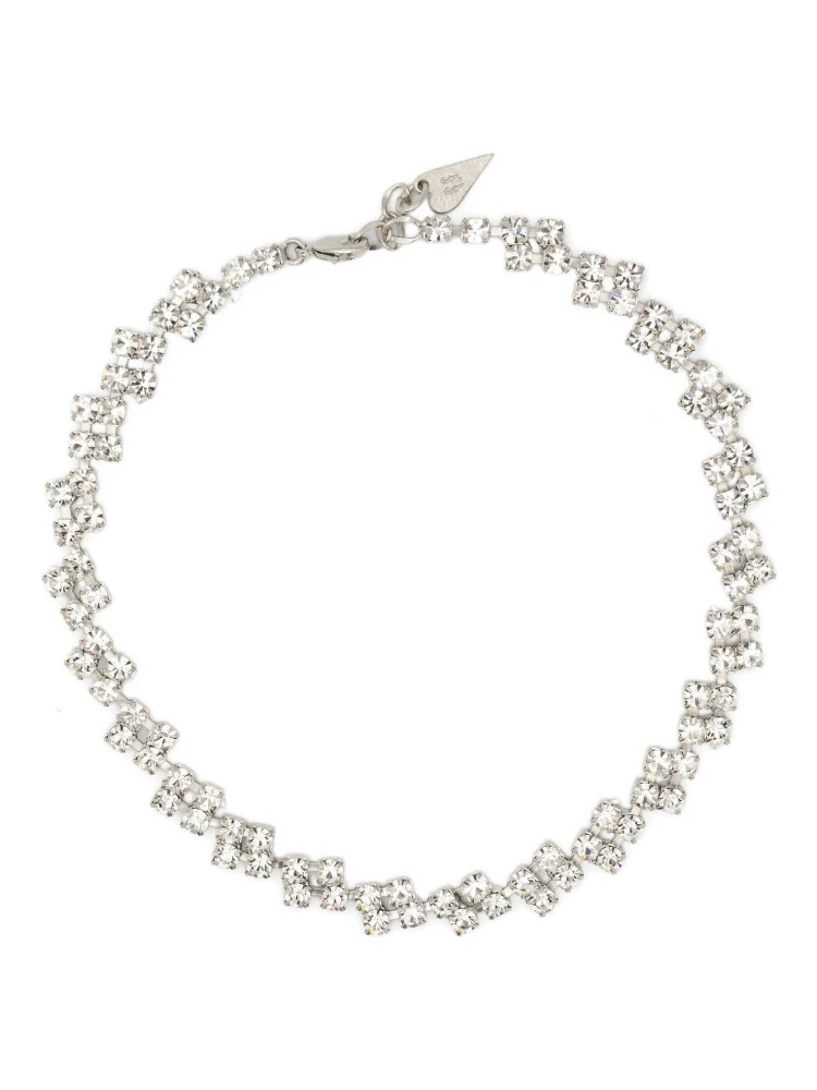 crystal-embellished necklace
