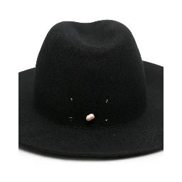 Forte_forte Wool Fedora Hat In Black