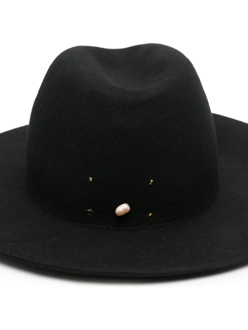 Forte_forte Wool Fedora Hat In Black
