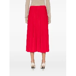 Pleated Midi Skirt