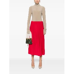 Pleated Midi Skirt