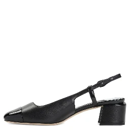 حذاء إليسا بكعب عالٍ من جلد نابا الأسود