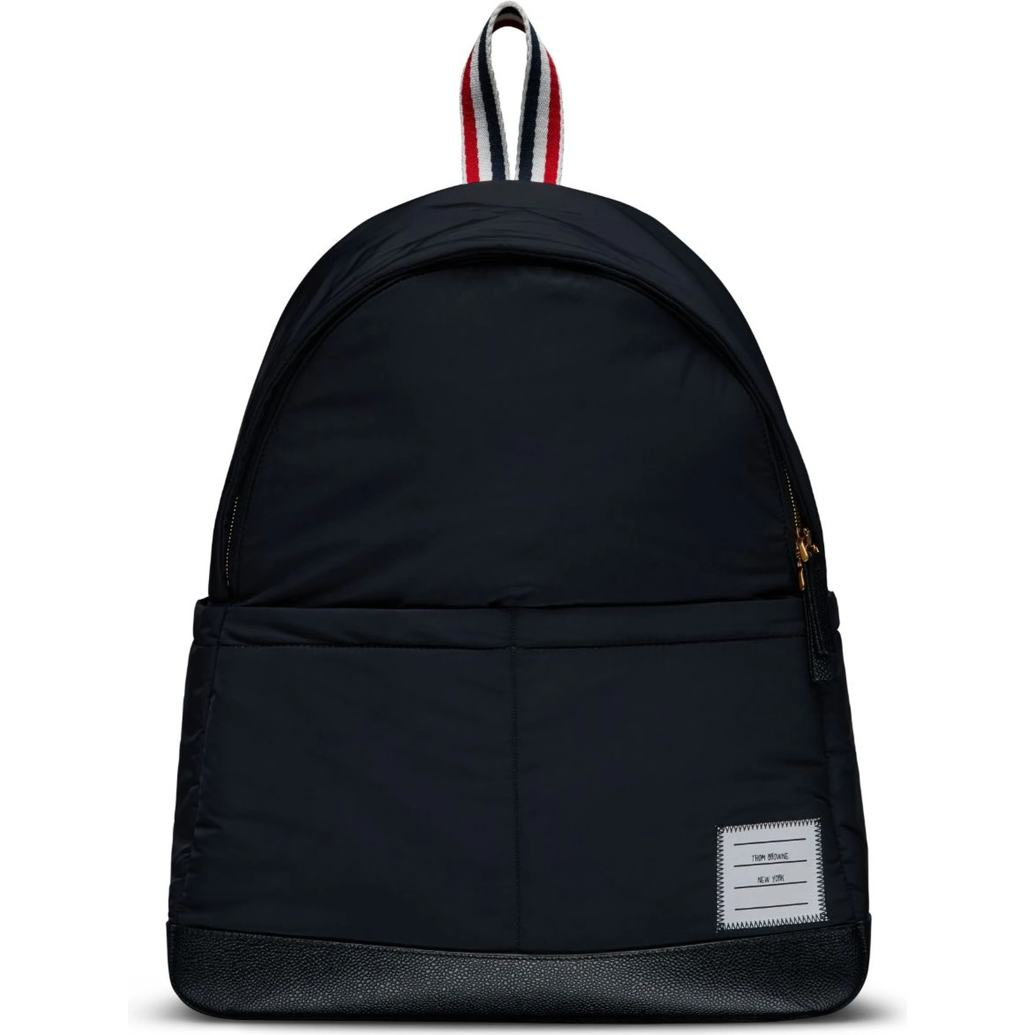 THOM BROWNE LOGO-APPLIQUÉ BACKPACK