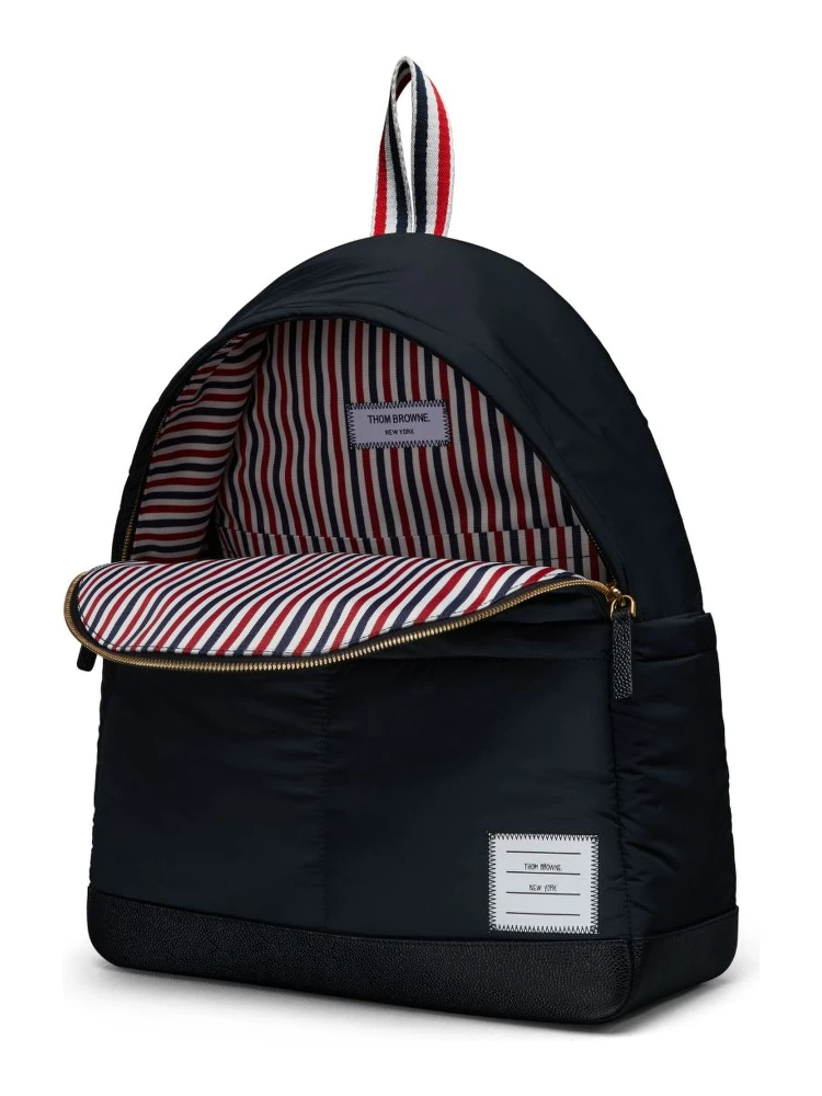 THOM BROWNE LOGO-APPLIQUÉ BACKPACK alternative