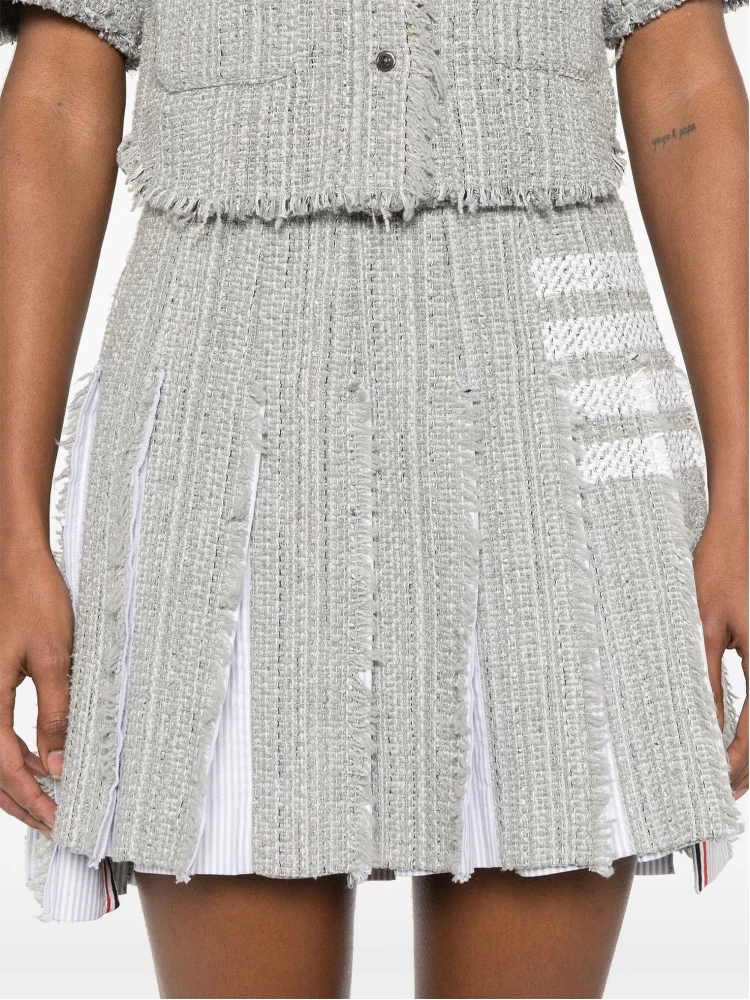 4-Bar tweed mini skirt alternative