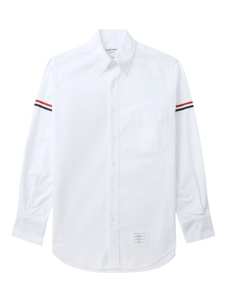 grosgrain-armband Oxford shirt