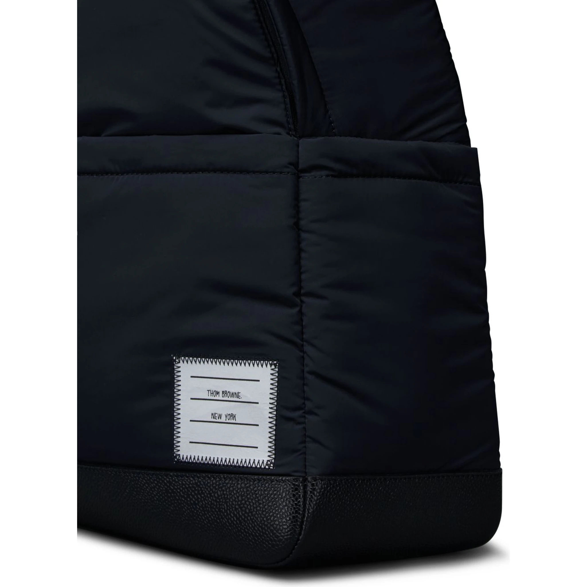 THOM BROWNE LOGO-APPLIQUÉ BACKPACK