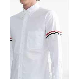 grosgrain-armband Oxford shirt