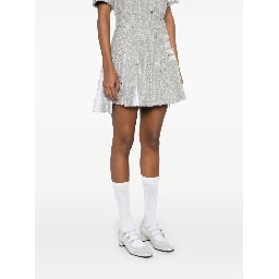 4-Bar tweed mini skirt