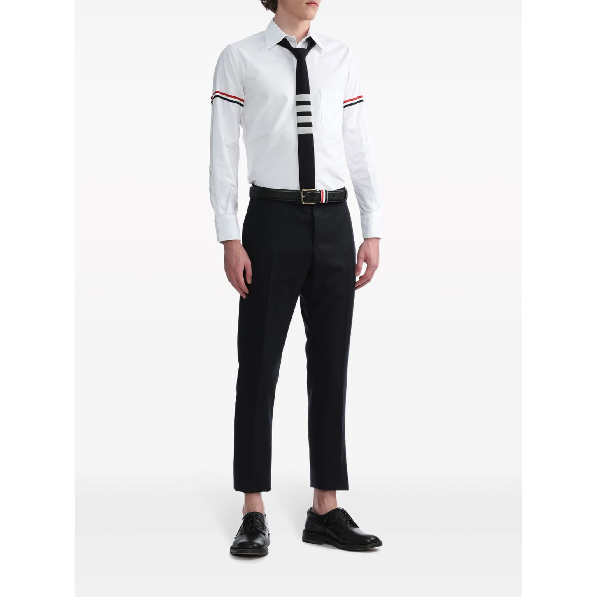 grosgrain-armband Oxford shirt