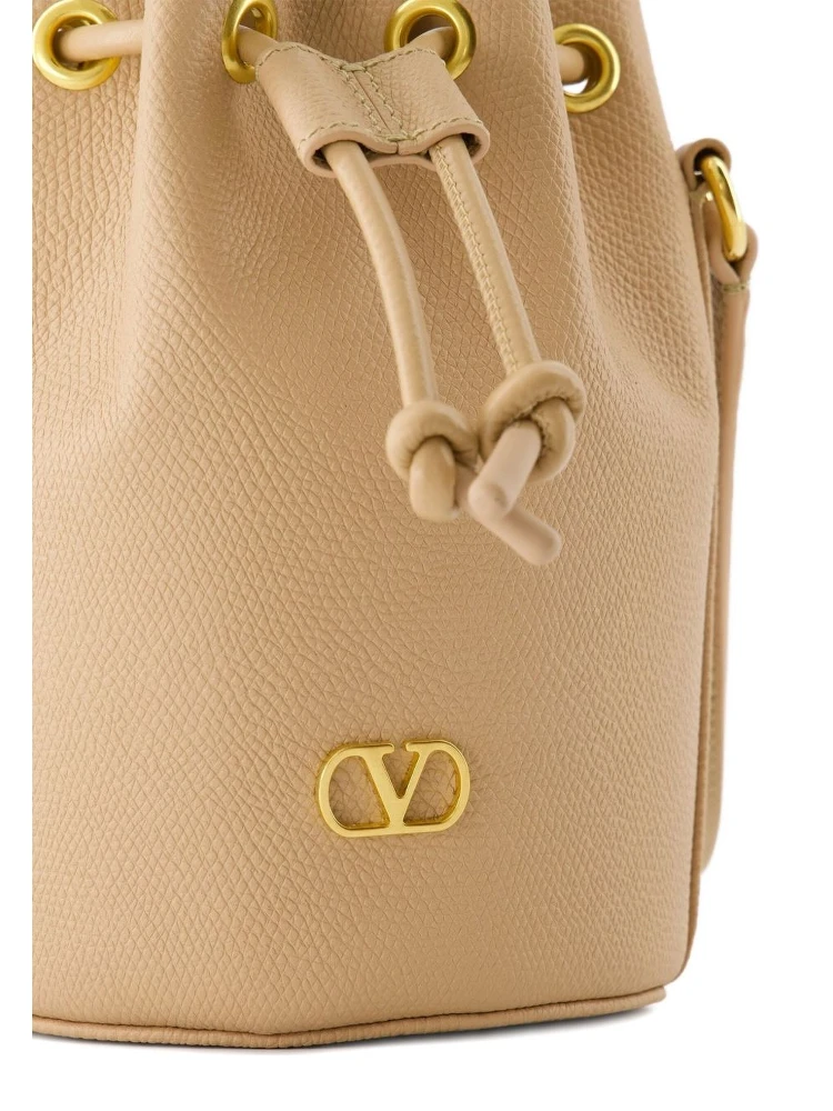 VLogo Signature drawstring bucket bag alternative