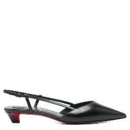 25mm Miss Z leather pointed-toe pumps