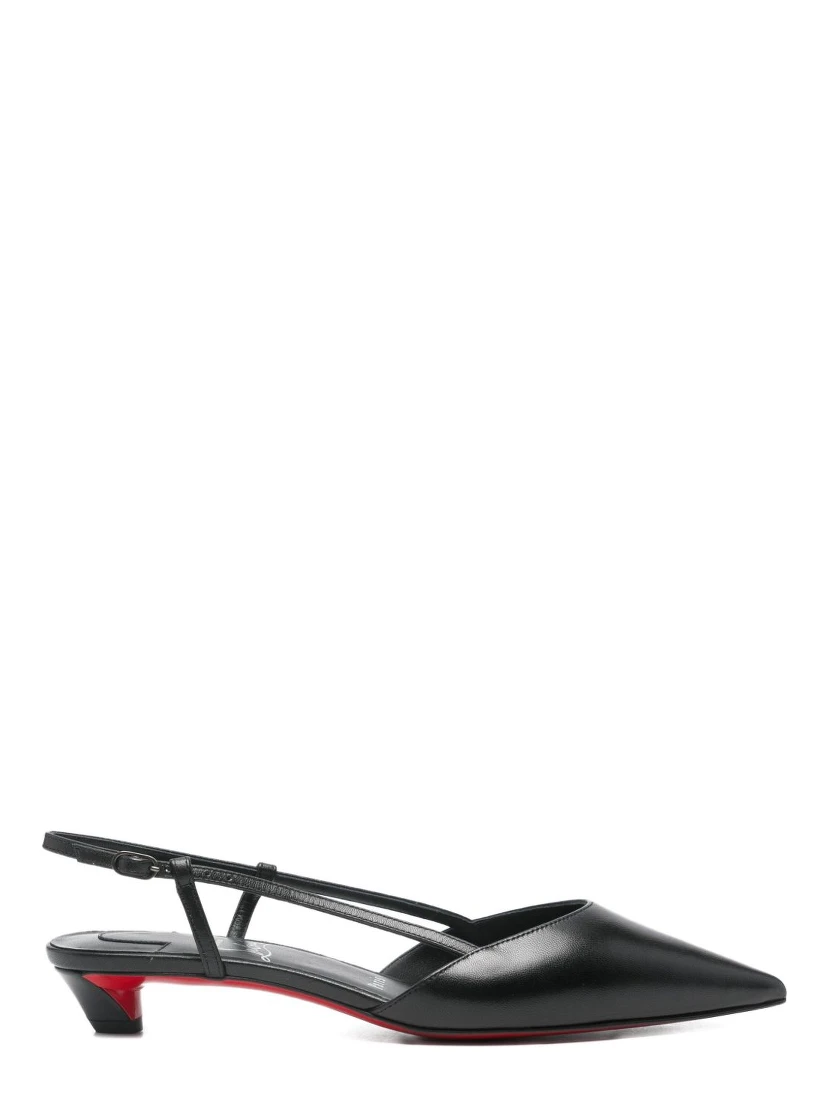 25mm Miss Z leather pointed-toe pumps