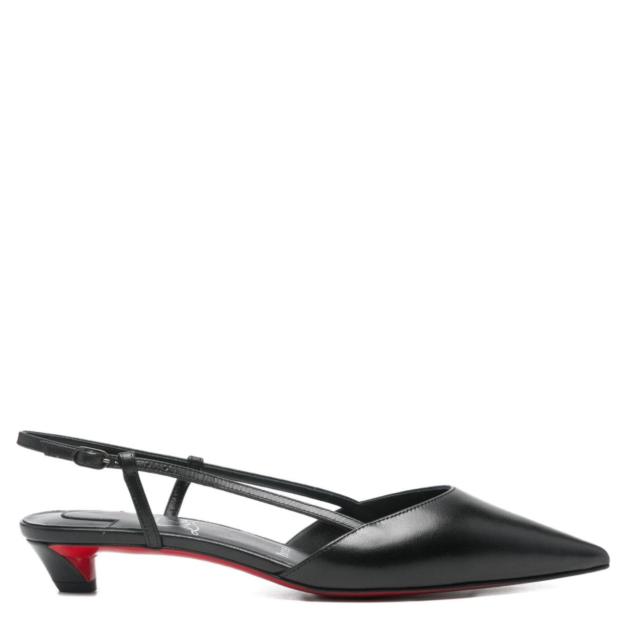 25mm Miss Z leather pointed-toe pumps