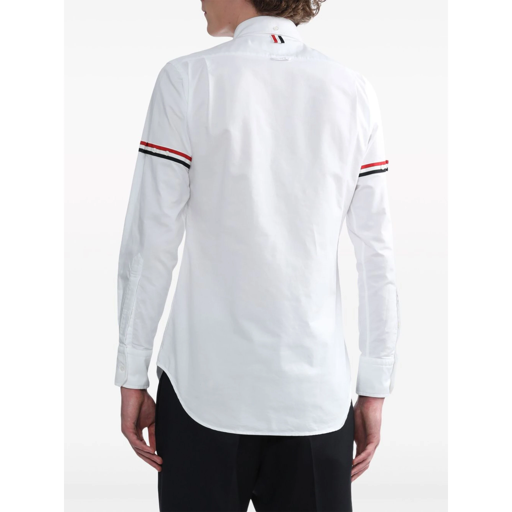 grosgrain-armband Oxford shirt