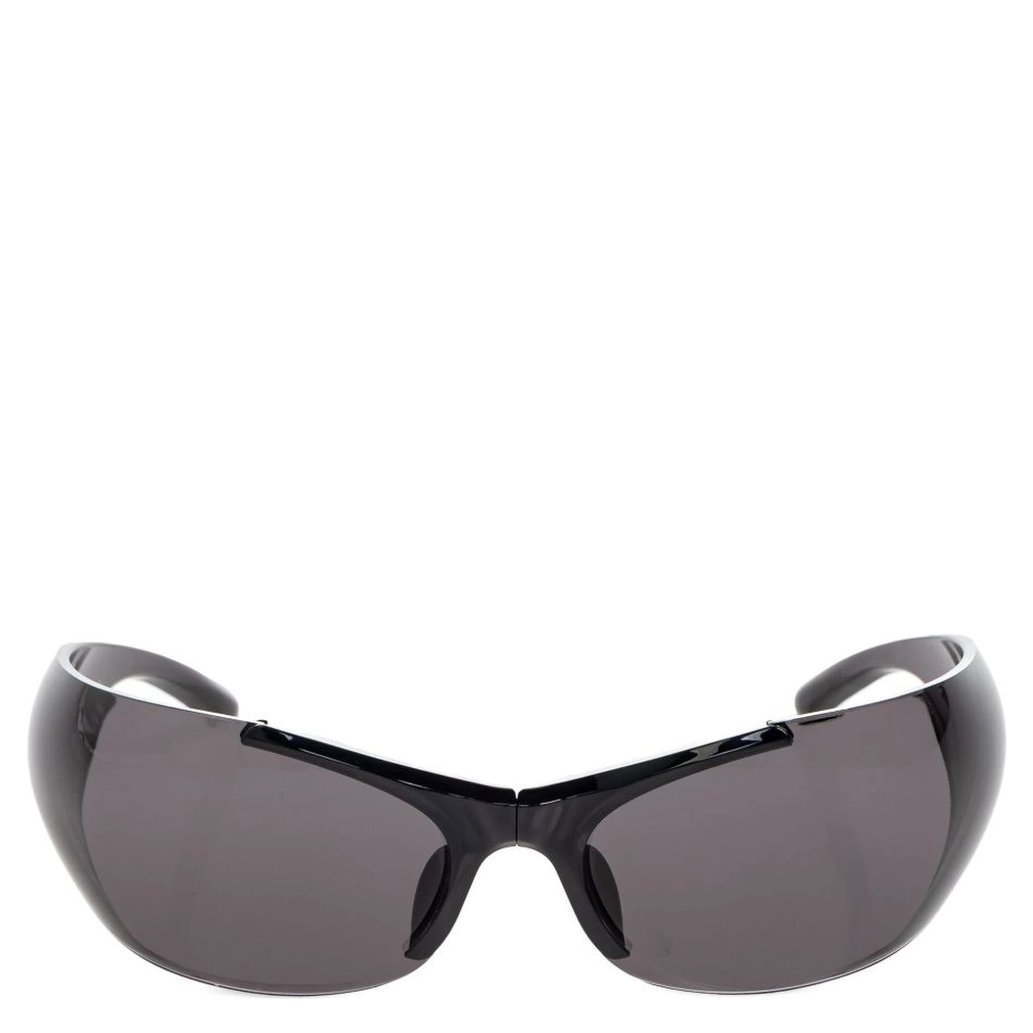 نظارات شمسية بيضاوية سوداء اللون مناسبة لساعات العمل المتأخرة