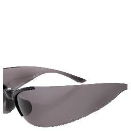 نظارات شمسية بيضاوية سوداء اللون مناسبة لساعات العمل المتأخرة