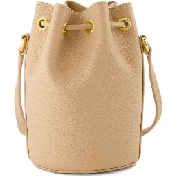 VLogo Signature drawstring bucket bag