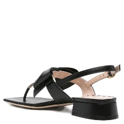 bow-embellished sandals