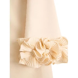 VALENTINO CREPE COUTURE SHORT DRESS WOMAN BIRCH 46