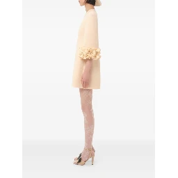 VALENTINO CREPE COUTURE SHORT DRESS WOMAN BIRCH 46