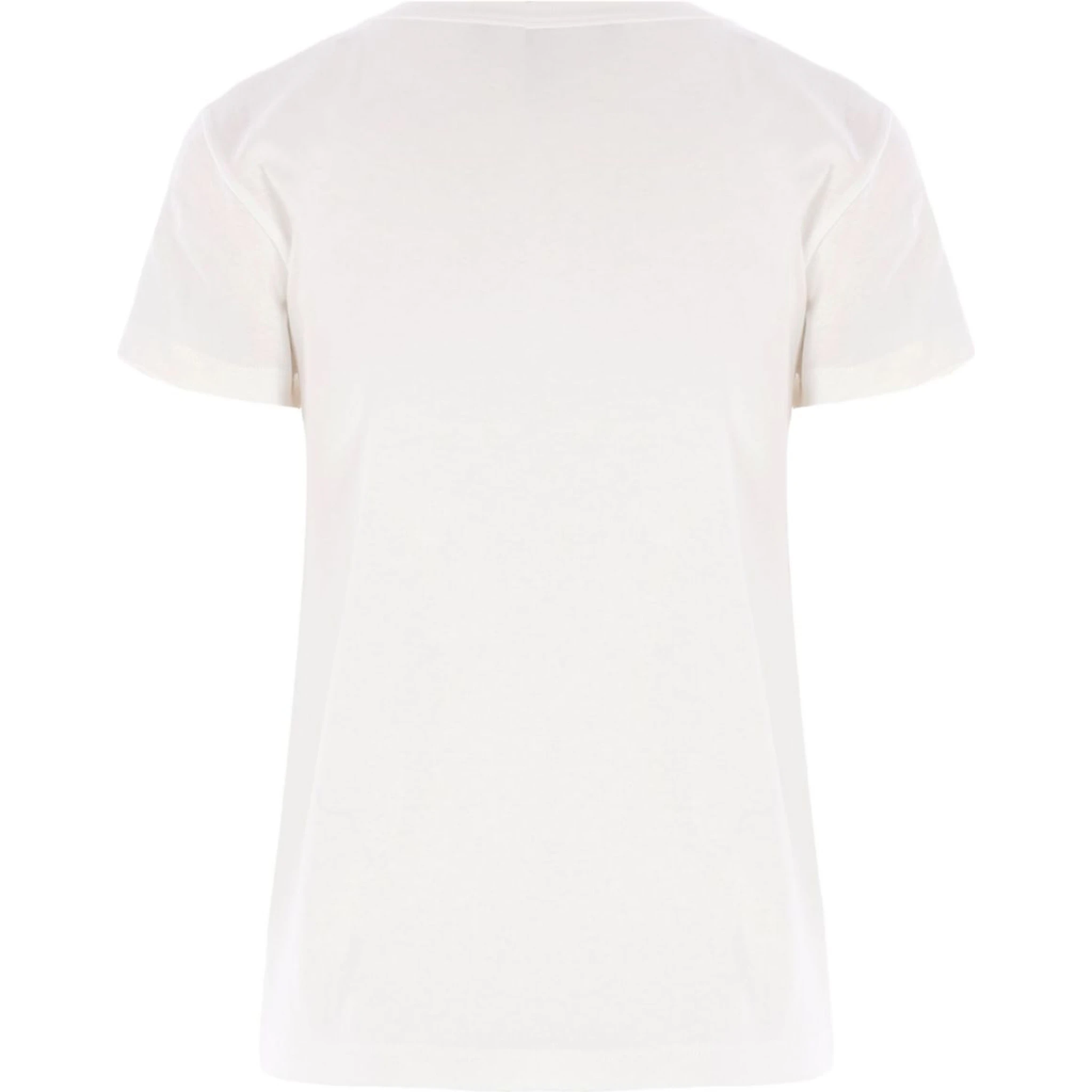 cat-face patch T-shirt