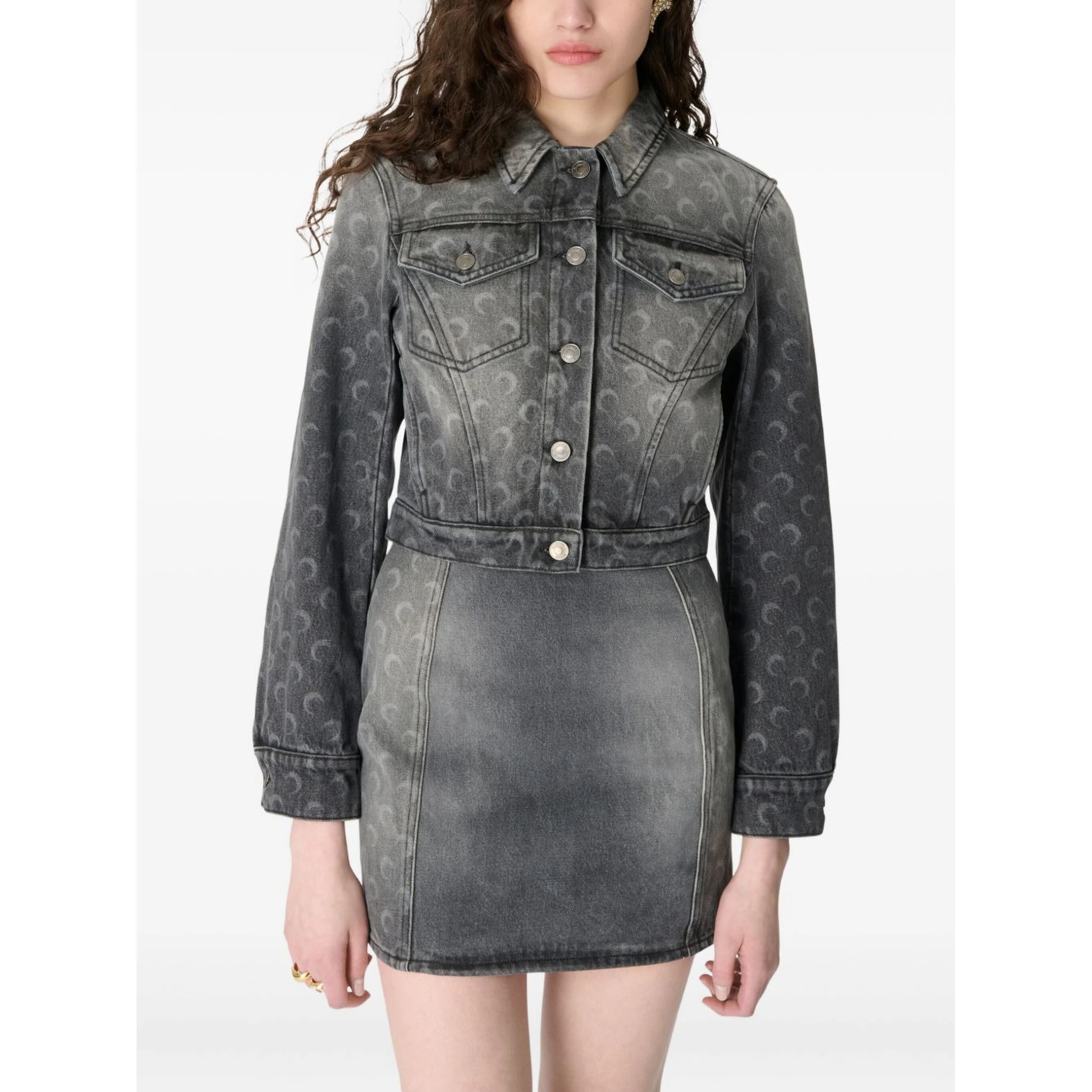 moon laser denim jacket