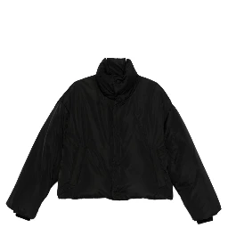 high-neck puffer jacket