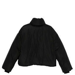 high-neck puffer jacket