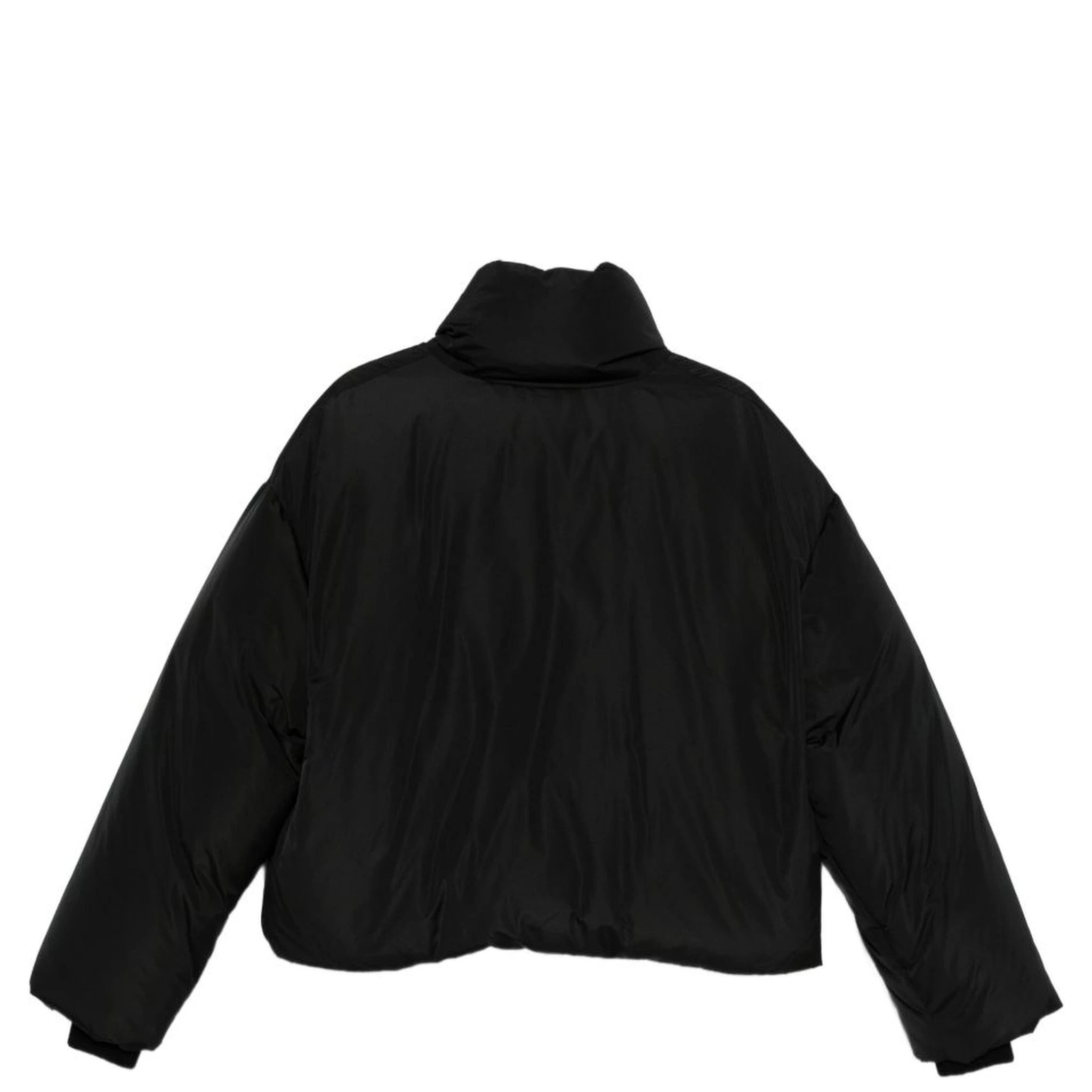 high-neck puffer jacket