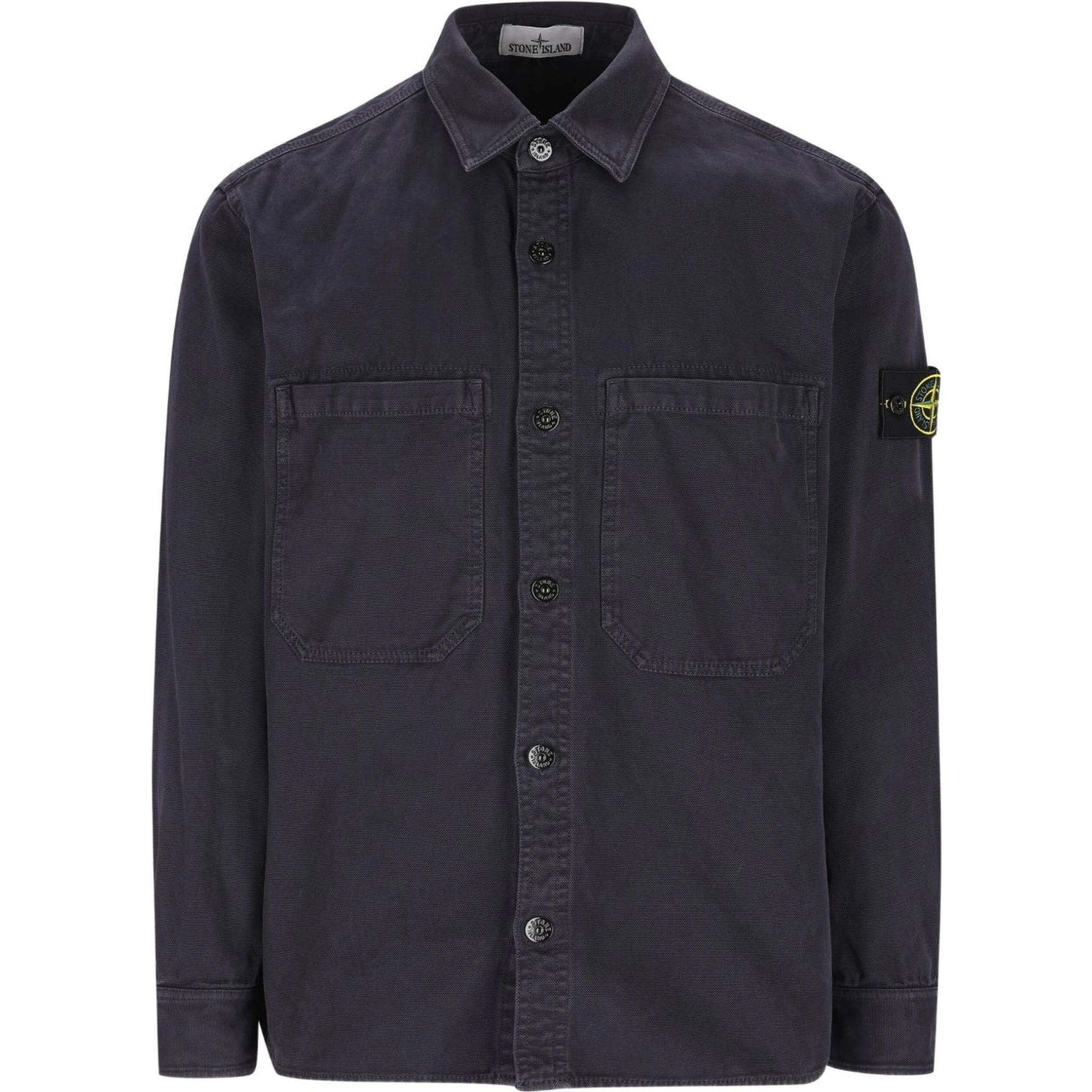 chest-pocket patch shirt