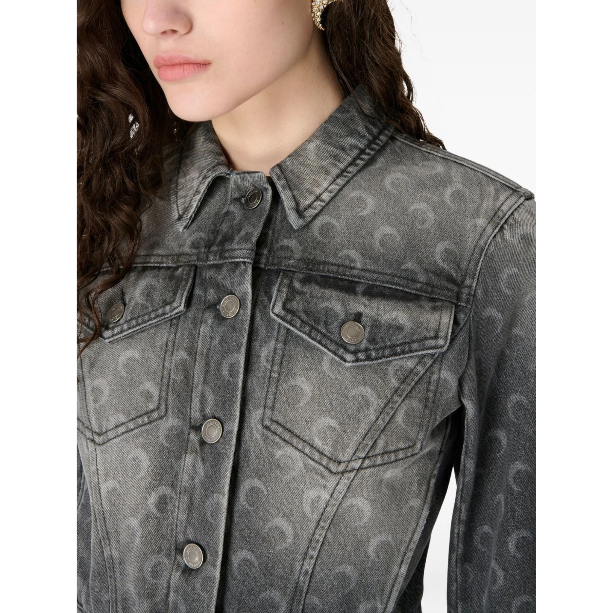 moon laser denim jacket
