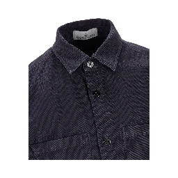 chest-pocket patch shirt