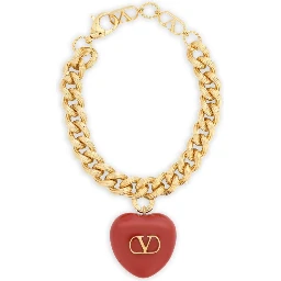 curb-chain heart bracelet