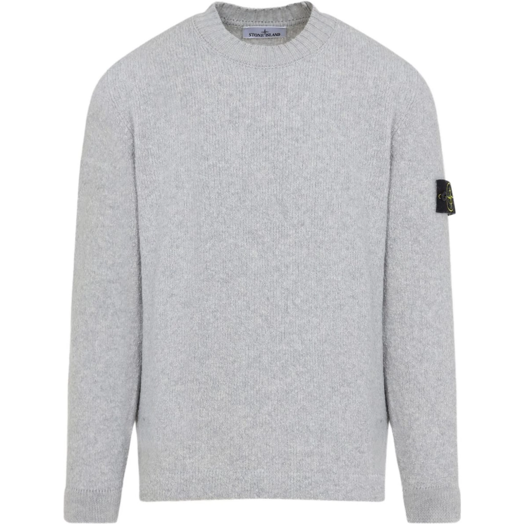 ribbed crew-neck sweater