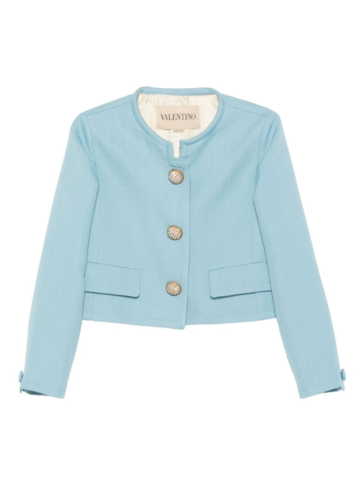 Embellished Button Jacket