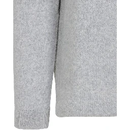 ribbed crew-neck sweater