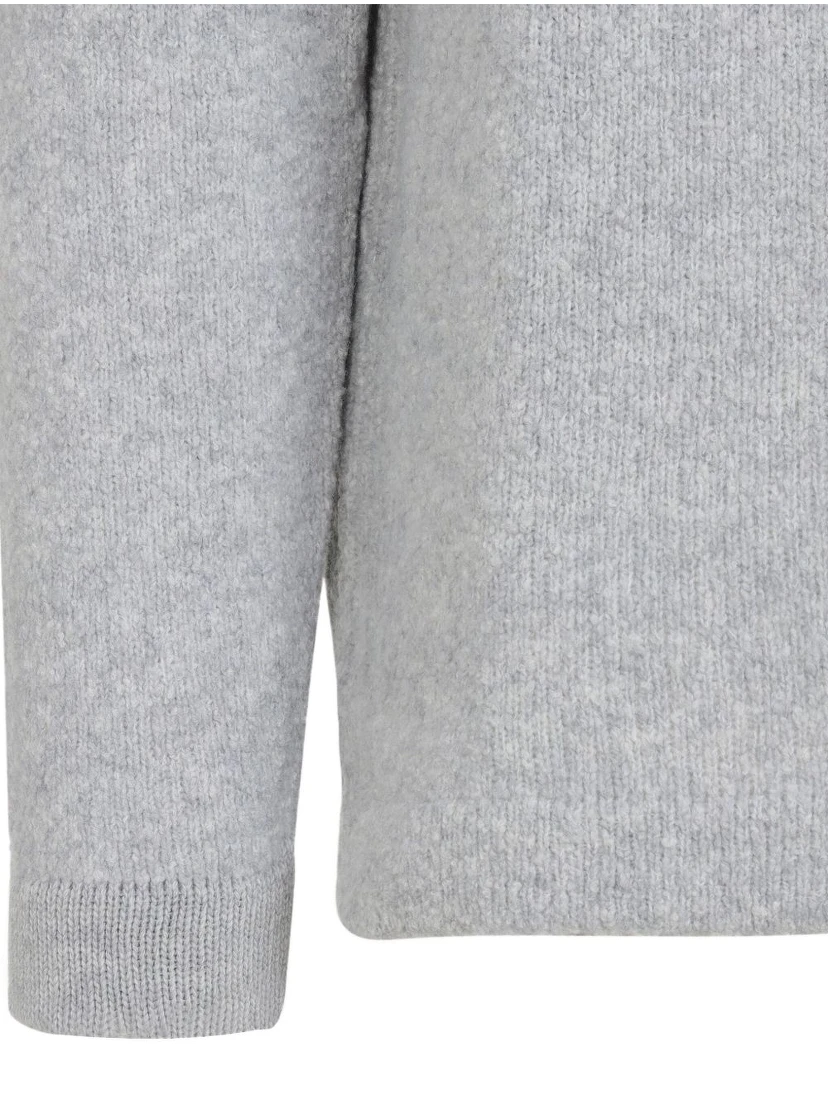 ribbed crew-neck sweater