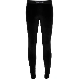 logo-waist leggings