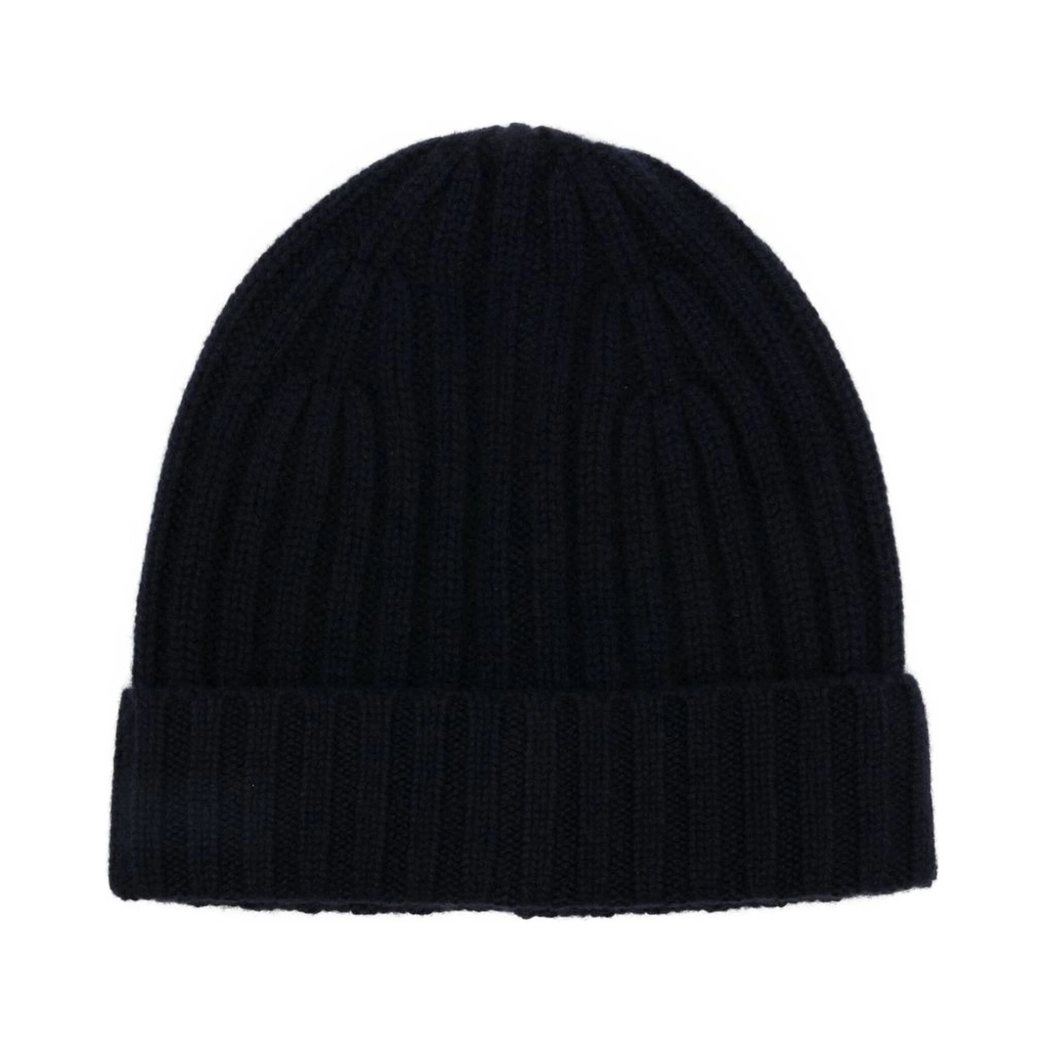 ribbed-knit cashmere beanie
