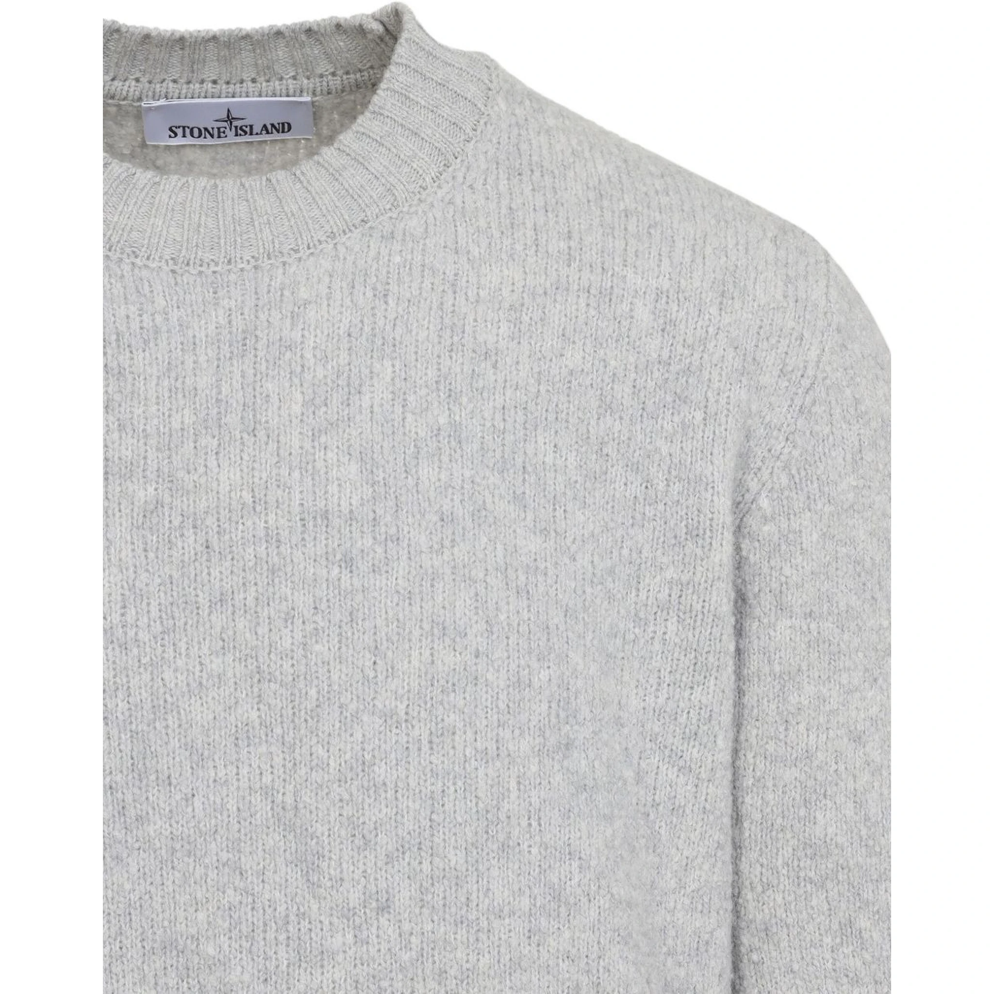 ribbed crew-neck sweater