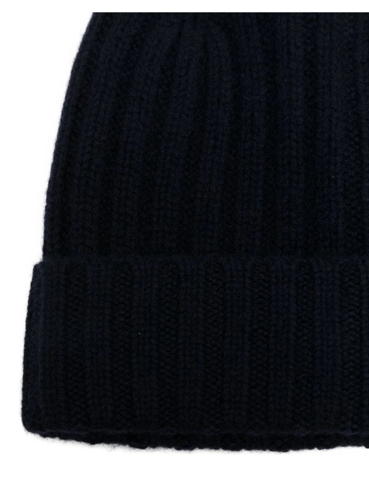 ribbed-knit cashmere beanie alternative