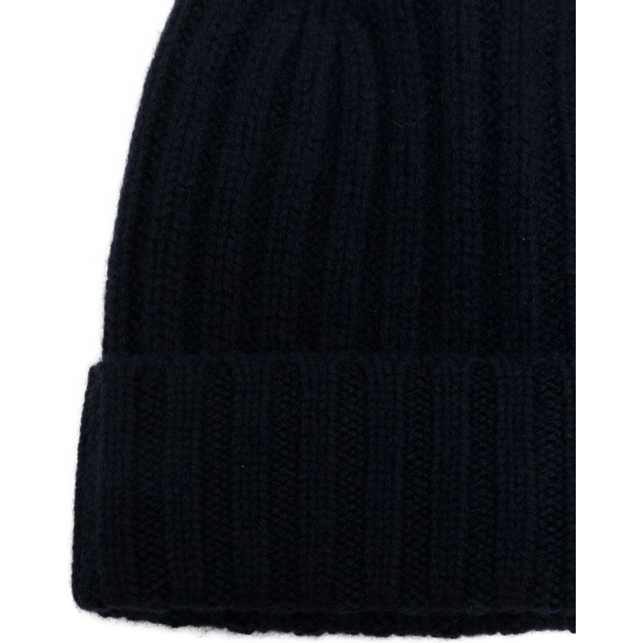 ribbed-knit cashmere beanie