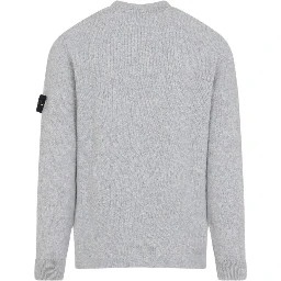 ribbed crew-neck sweater
