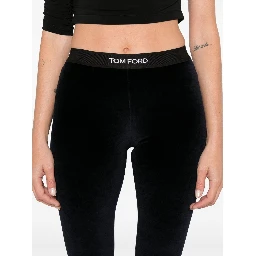 logo-waist leggings