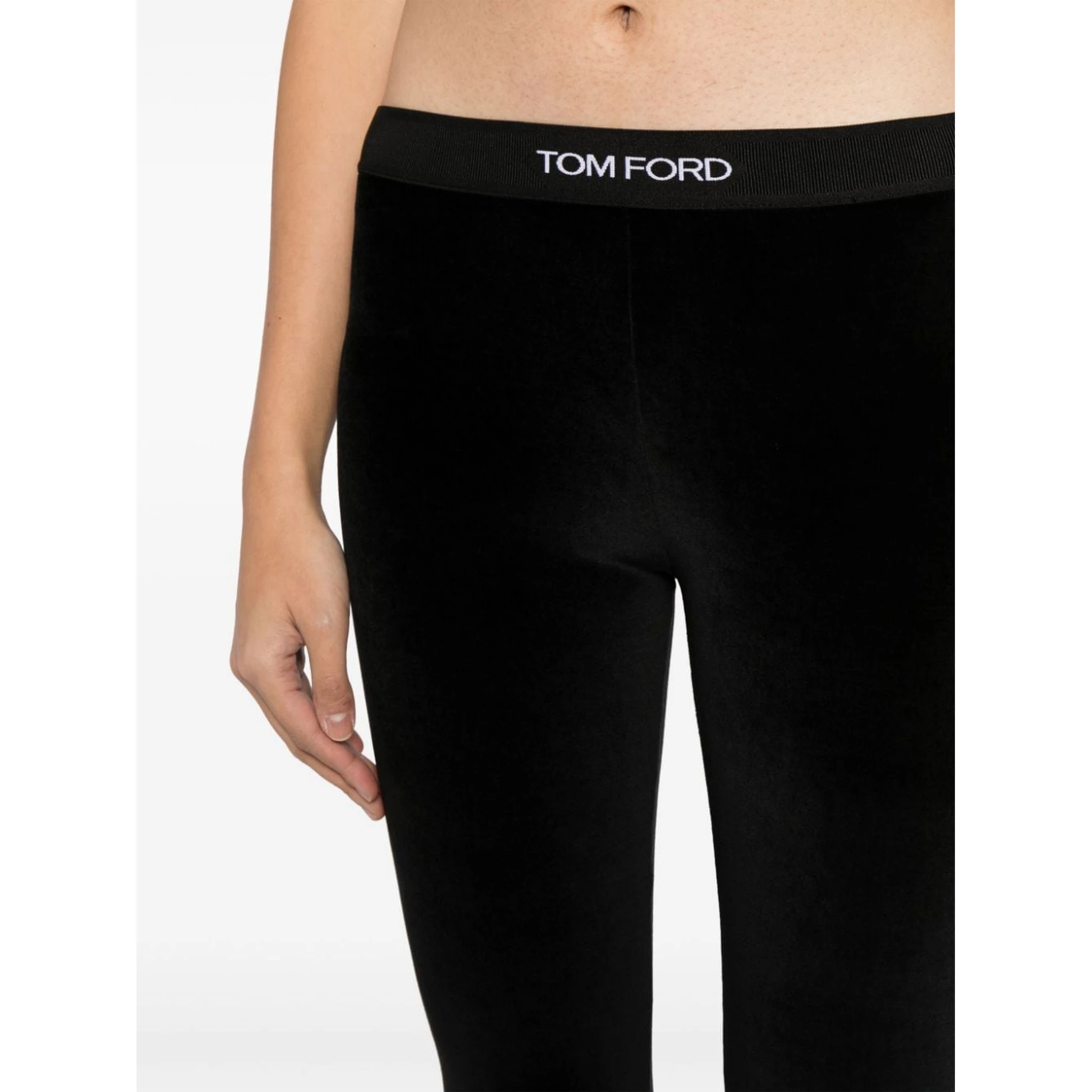 logo-waist leggings