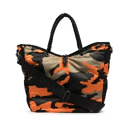 camouflage large tote bag