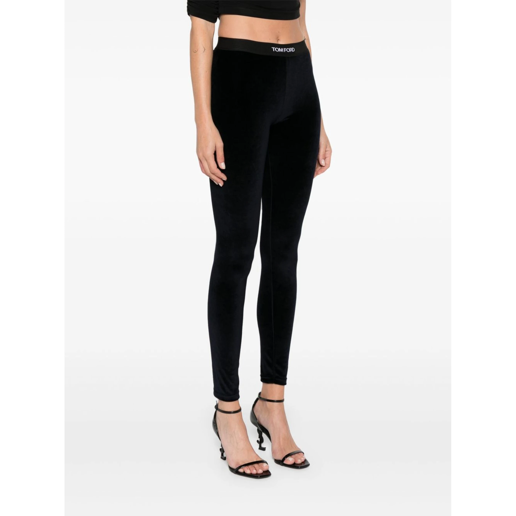 logo-waist leggings