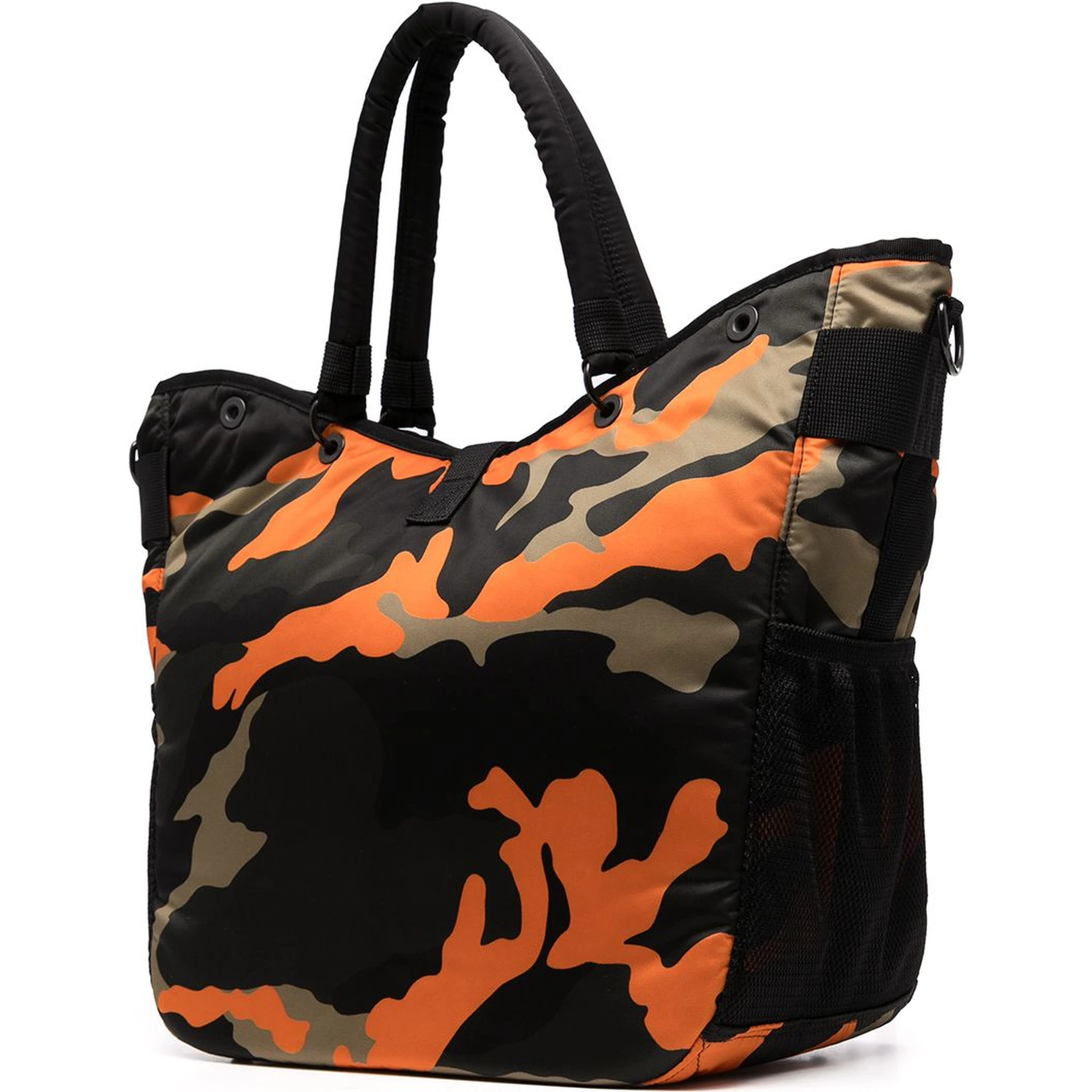 camouflage large tote bag