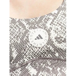 racer-back snake-print sports bra